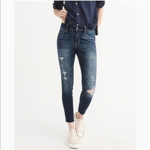 SALE!! Abercrombie Harper Ripped Ankle Jean